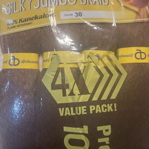4X Silky Jumbo Braid – Pre-Stretched 52"